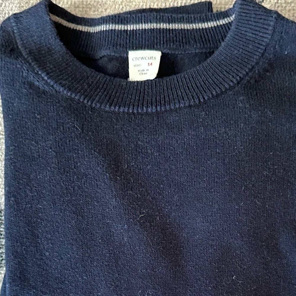 Boy’s Crewcuts navy sweater